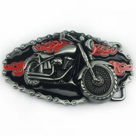 New motorcycle biker belt buckle - Picture 4 of 5